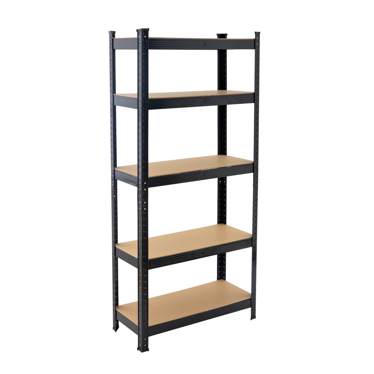 Raft Negru 70Wx30Dx150Hcm pentru depozitare din otel ROTOR