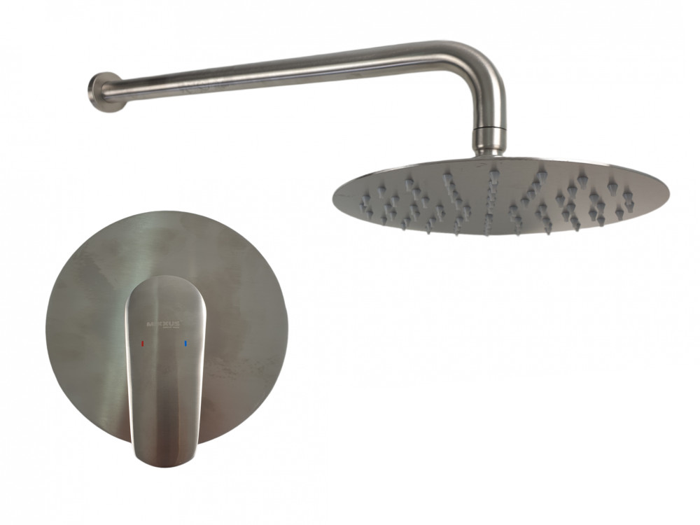 Set dus incastrabil MIXXUS BOX-003, Diametru para dus 200 mm