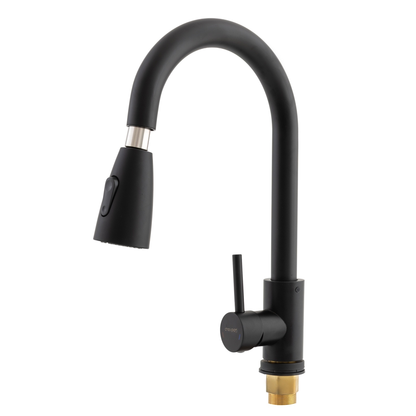 Baterie bucătărie duș extractabil cu 2 funcții CHAMPION NEO-014 BLACK