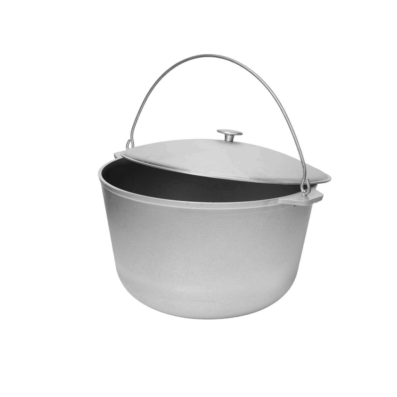 Ceaun tuci aluminiu alimentar cu capac, capacitate 24 litri ELEFANT