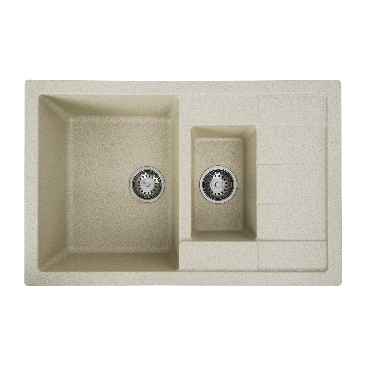 Chiuveta de bucatarie Elefant Premium Toskana Safari bej 775x495 mm