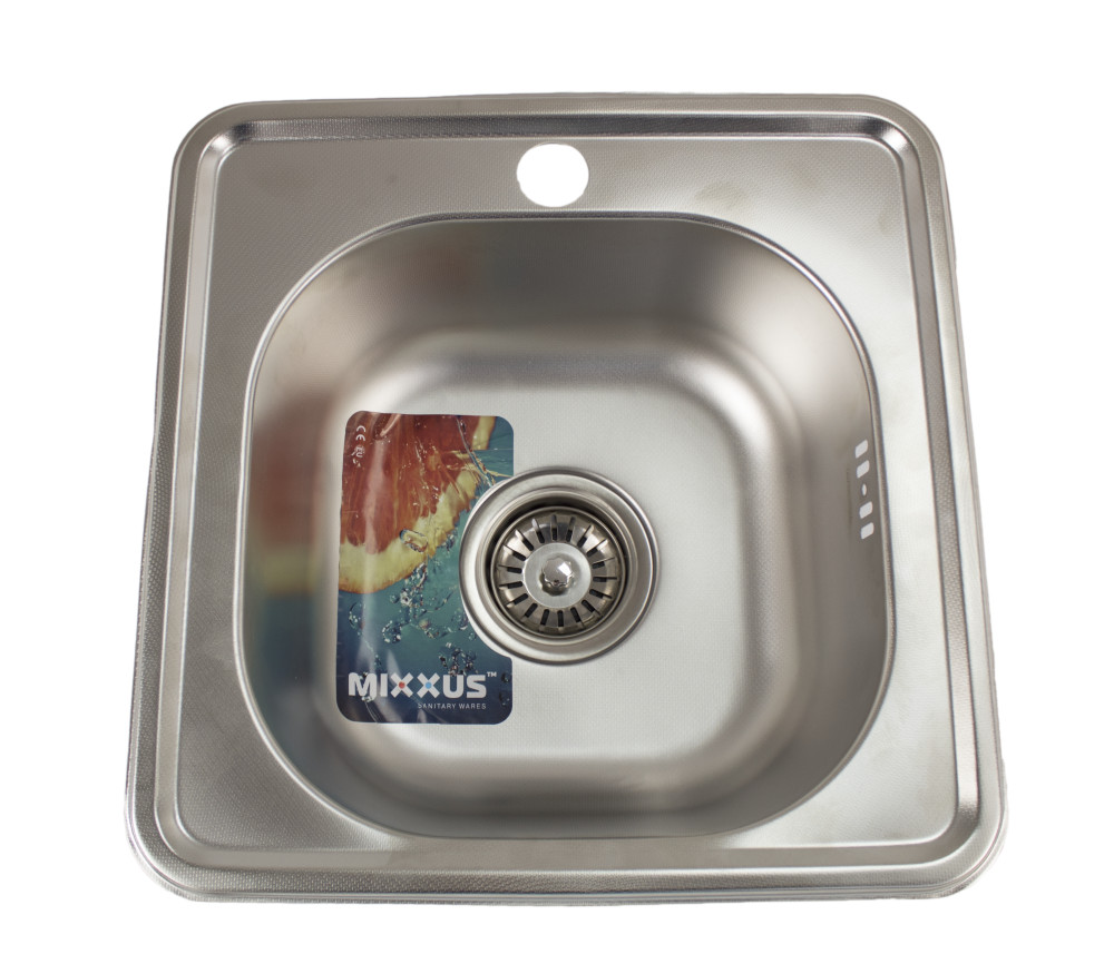 Chiuveta de bucatarie inox patrata, MIXXUS Z3838-06-160D
