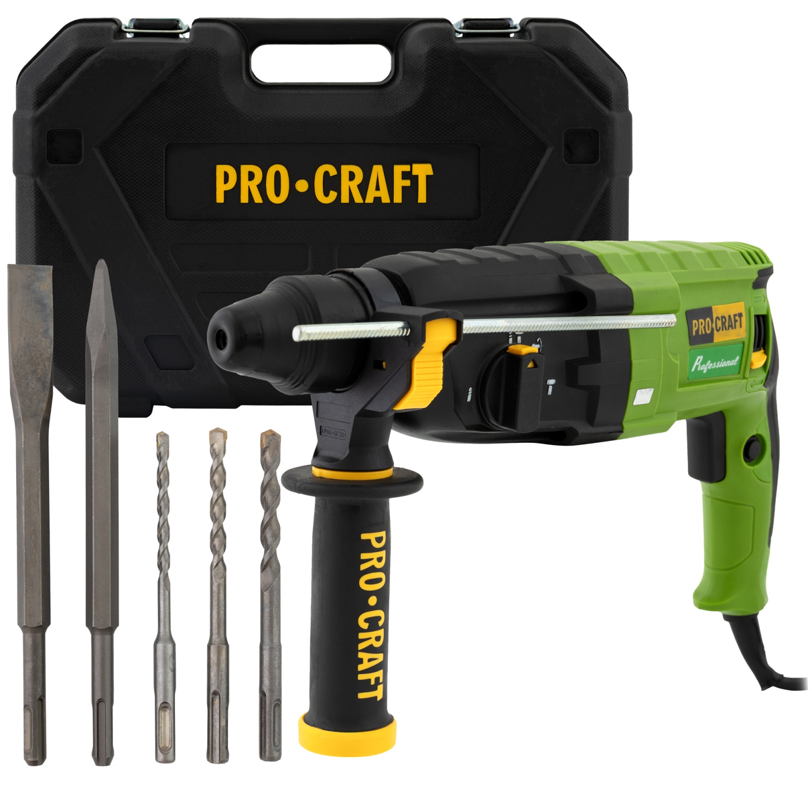 Ciocan rotopercutor PROCRAFT BH1400, 790W, 3J, 4000 bpm