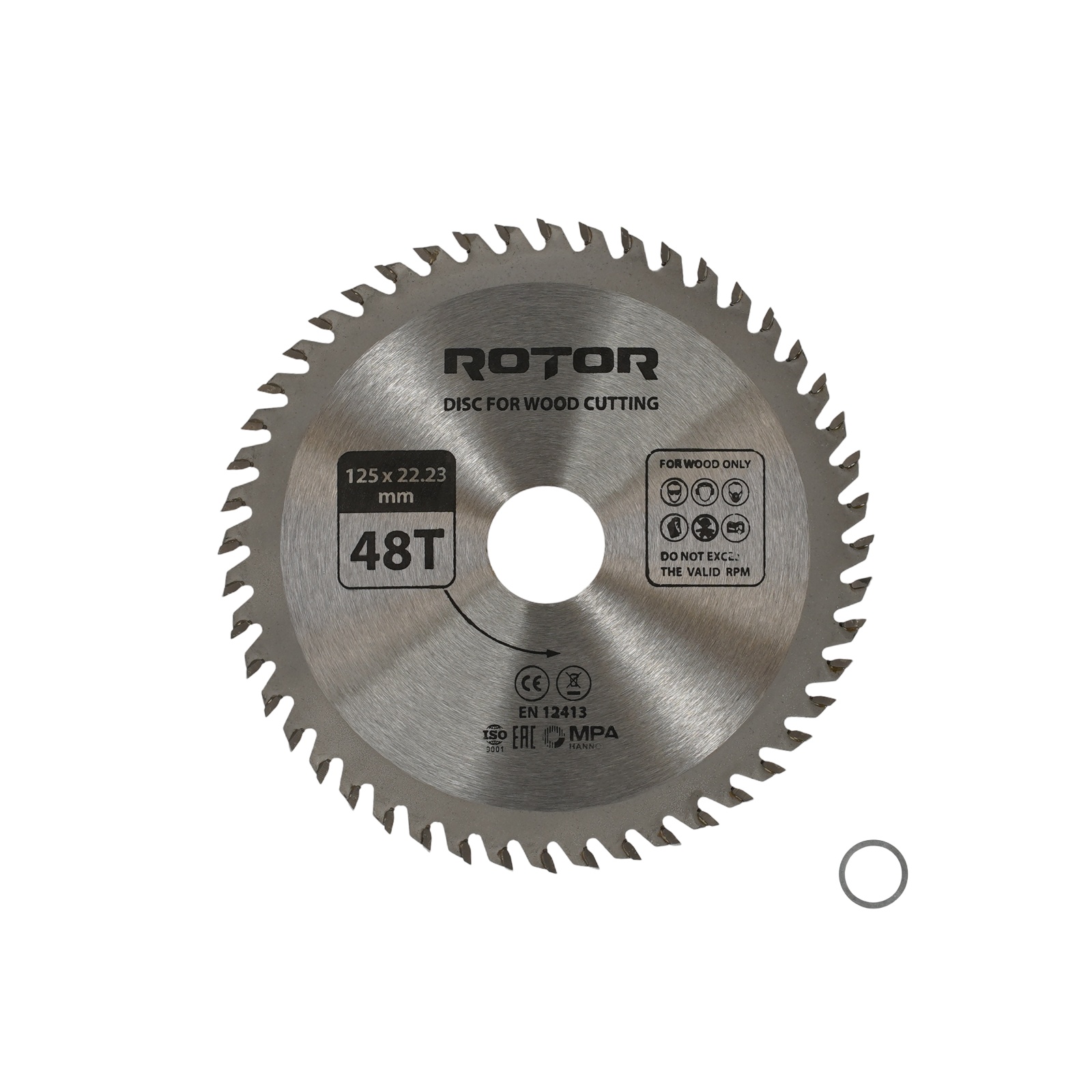 Disc taiat lemn ROTOR 125*22,23 48T