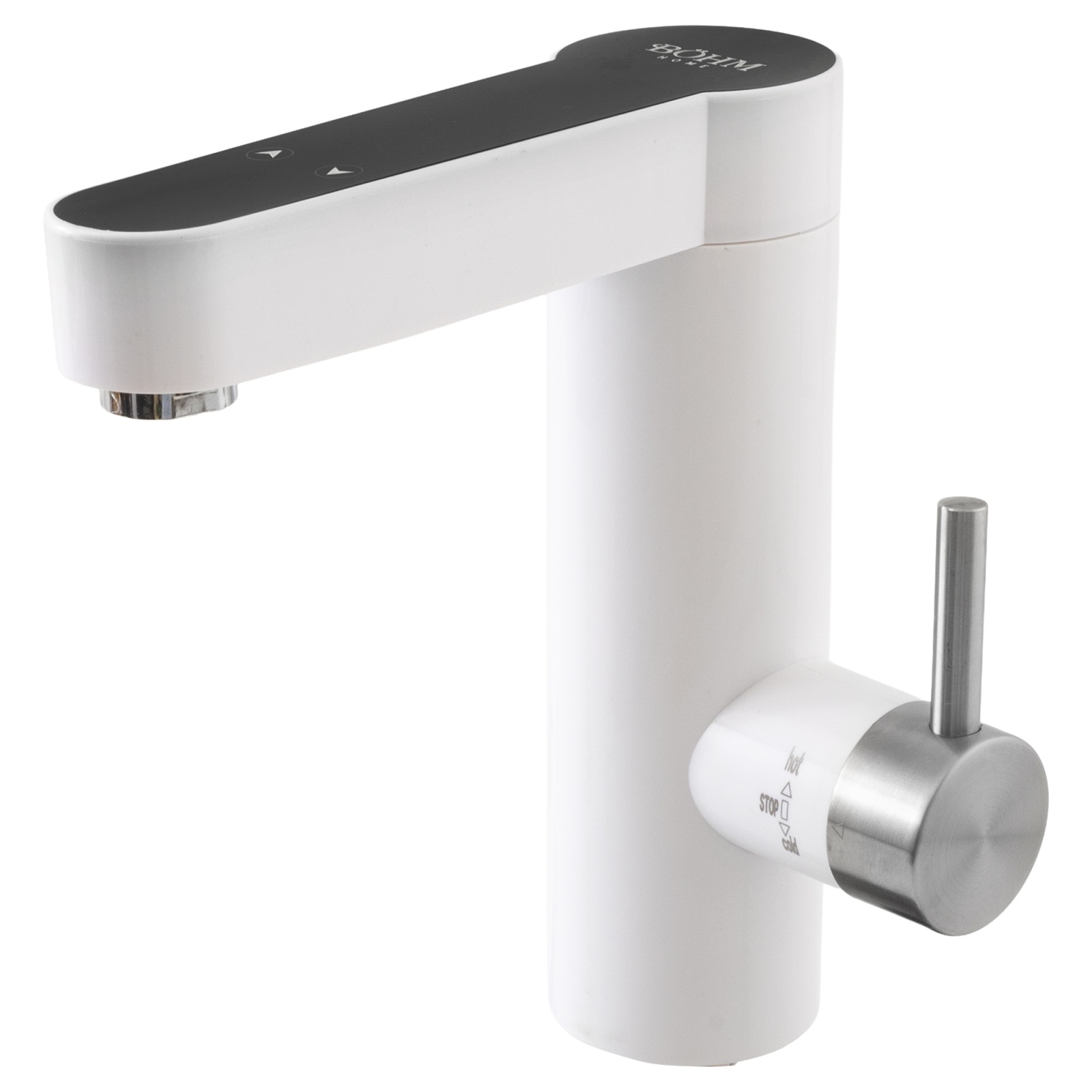 Robinet electric Alb, Compact cu afisaj digital BY-8E-1W BÖHM 3000 W