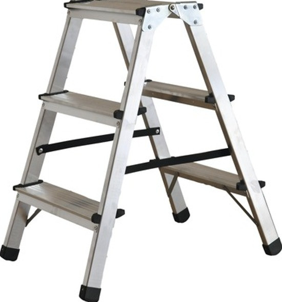 Scara cu doua trepte duble din aluminiu KMH1203