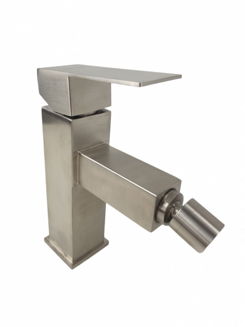 Baterie bideu MIXXUS KUB-002 din otel inoxidabil, Cap pipa 360 grade, Monocomanda, Racorduri incluse