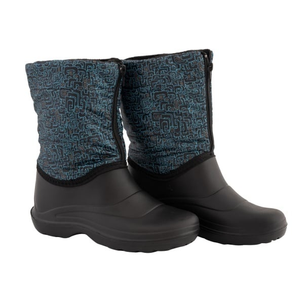 Cizme din PVC femei TETRIS/TURQUOISE SET 10 PERECHI, Impermeabile, Antiderapante, Captuseala sintetica