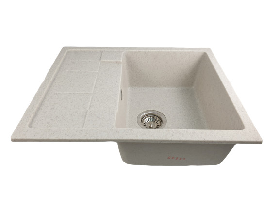 MIXXUS HB8210-G322 BEJ, chiuveta bucatarie dreptunghiulara din granit