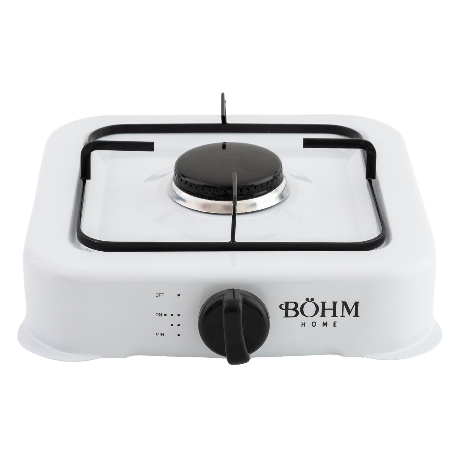 Plită cu un arzător pe gaz BÖHM BG-2811-W alb