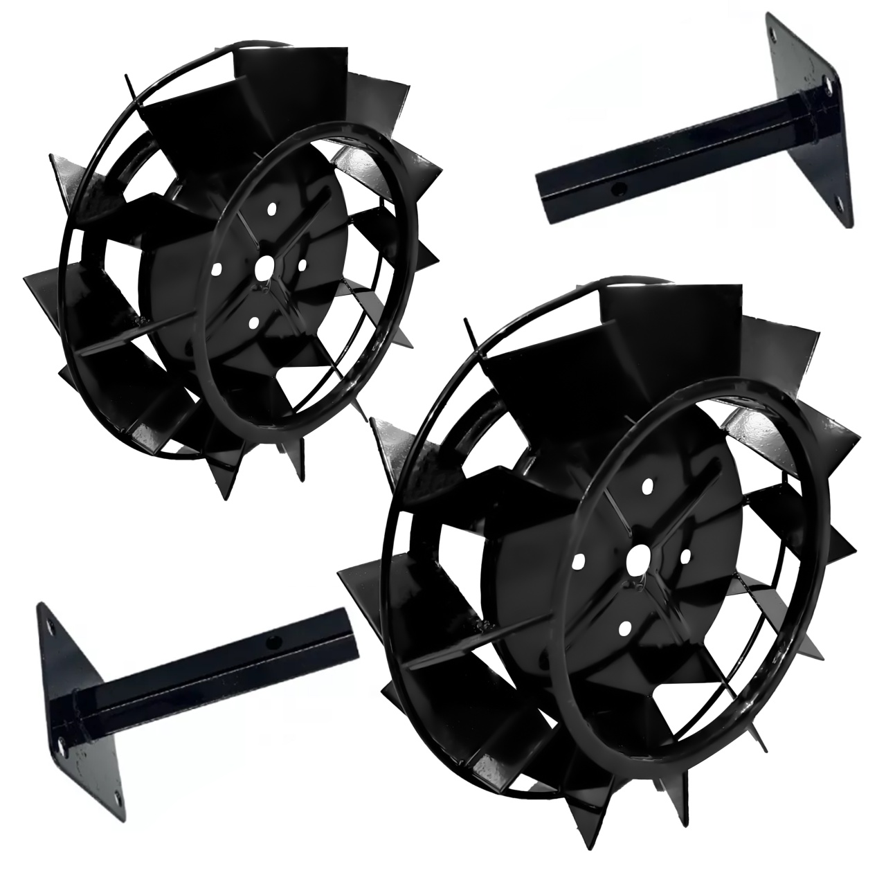 Set roti metalice 400-180 cu manicot, 23 de axe, Elefant