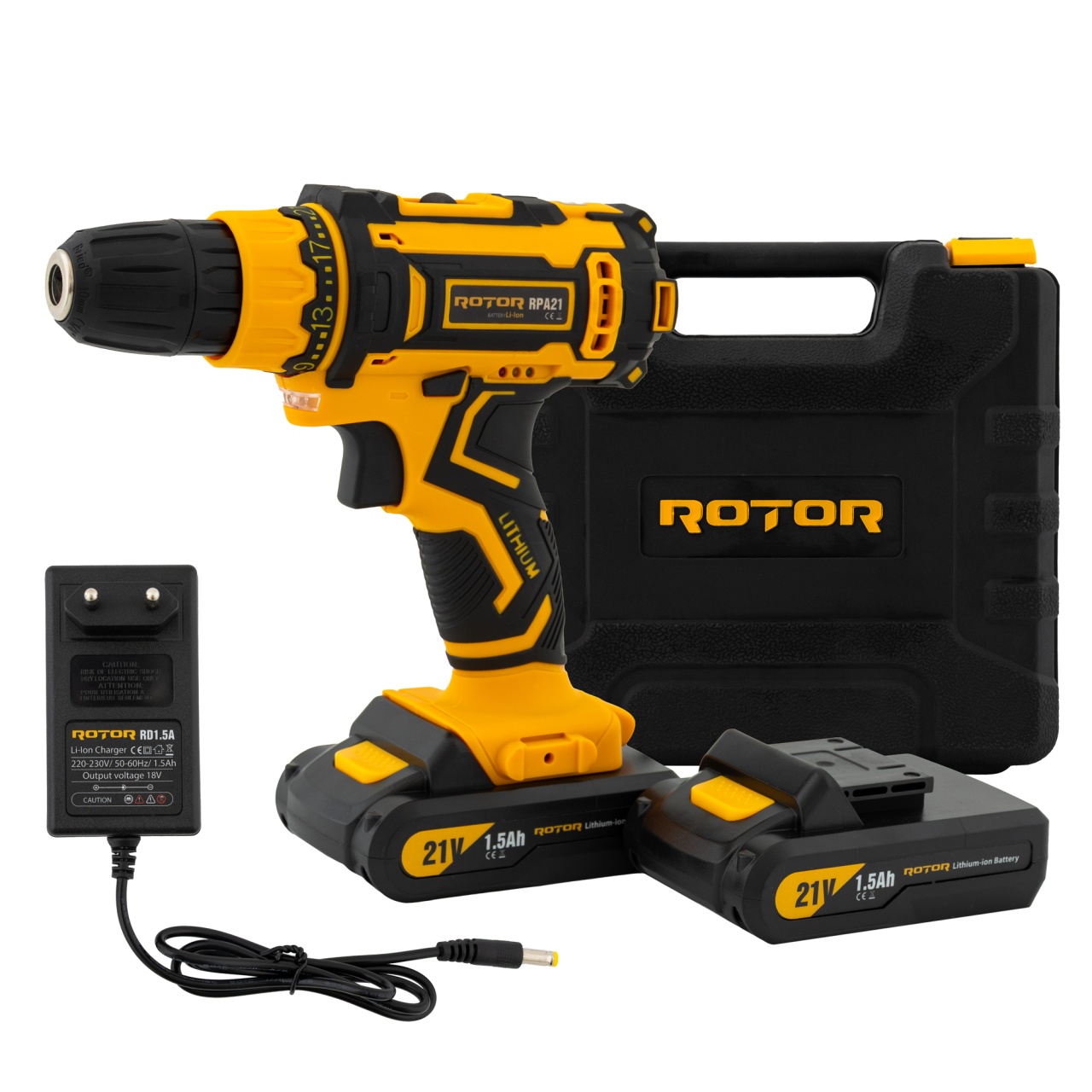 Autofiletanta cu acumulatori , ROTOR RPA21 , 21 V, Cuplu 30 Nm ,