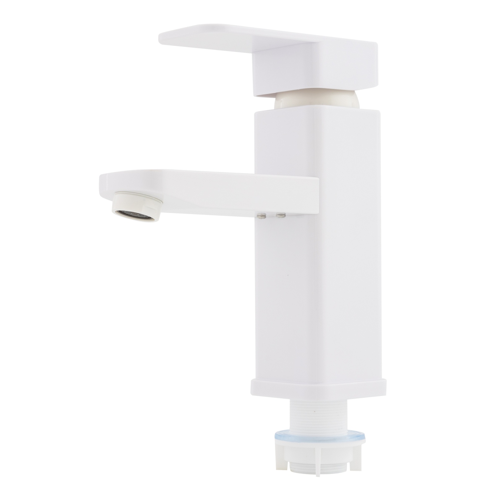 Baterie baie din plastic, PLAMIX Kub-001 Alb