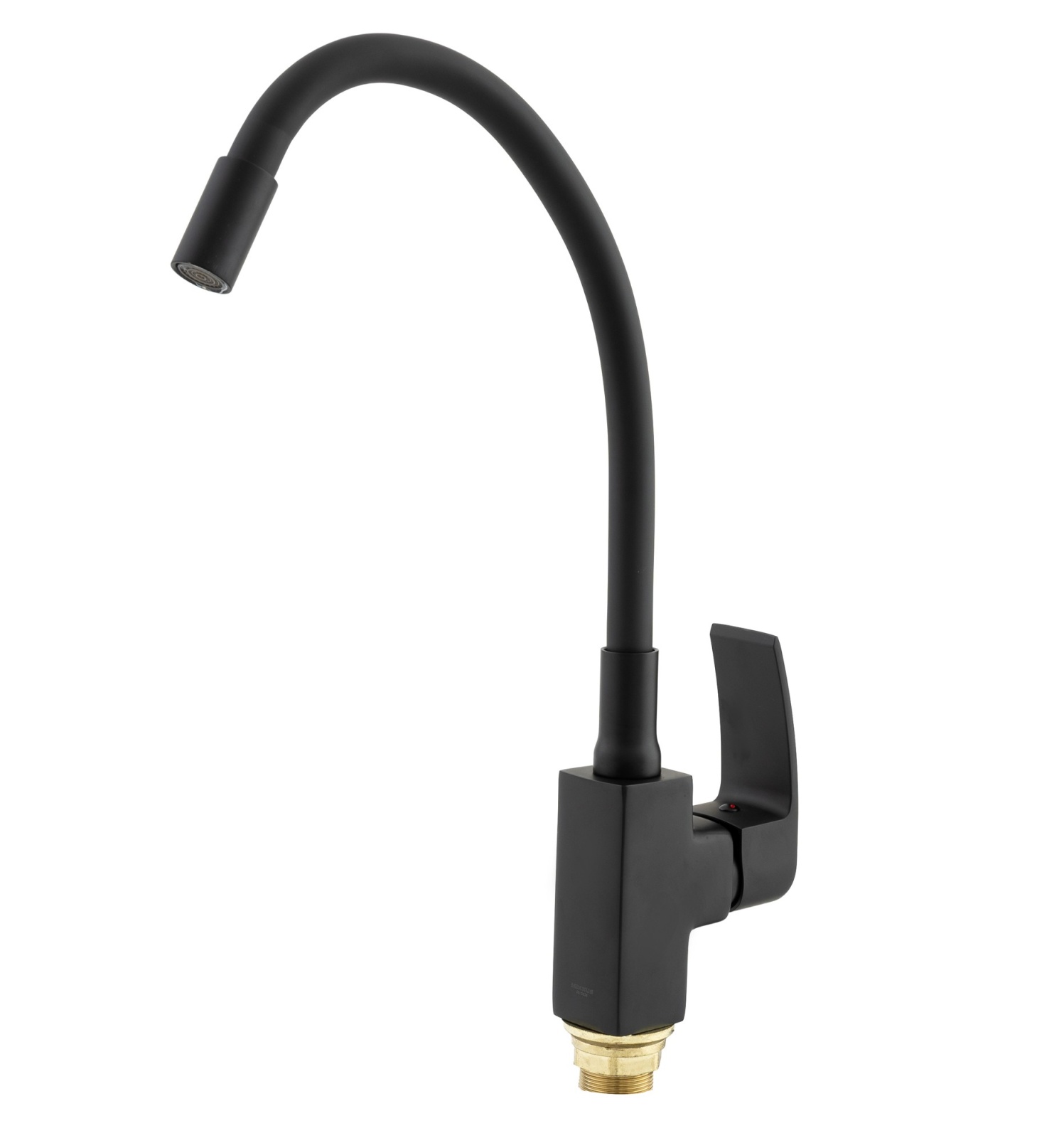 Baterie bucătărie cu duș flexibil MIXXUS MAGNUM 011 (NUT) BLACK REFL.