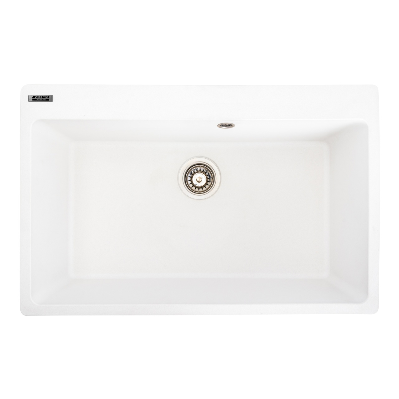 Chiuveta de bucatarie Elefant Premium Bogema, alb , 780 x 500 mm