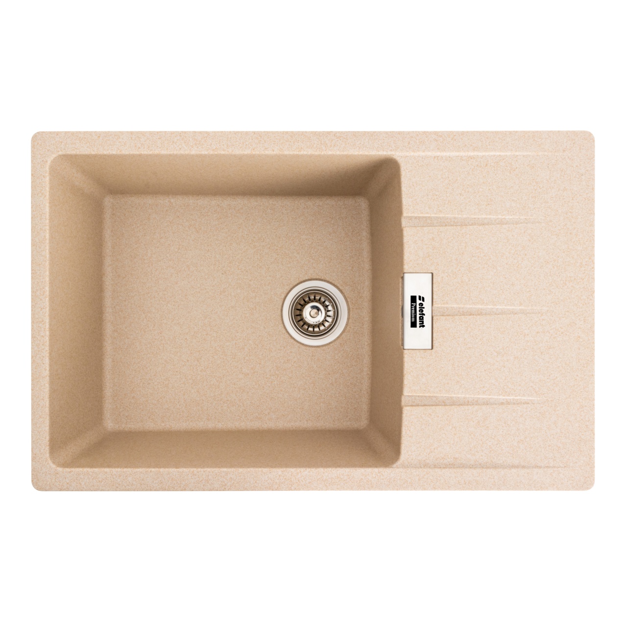 Chiuveta de bucatarie Elefant Premium Roma Safari bej,775x500 mm