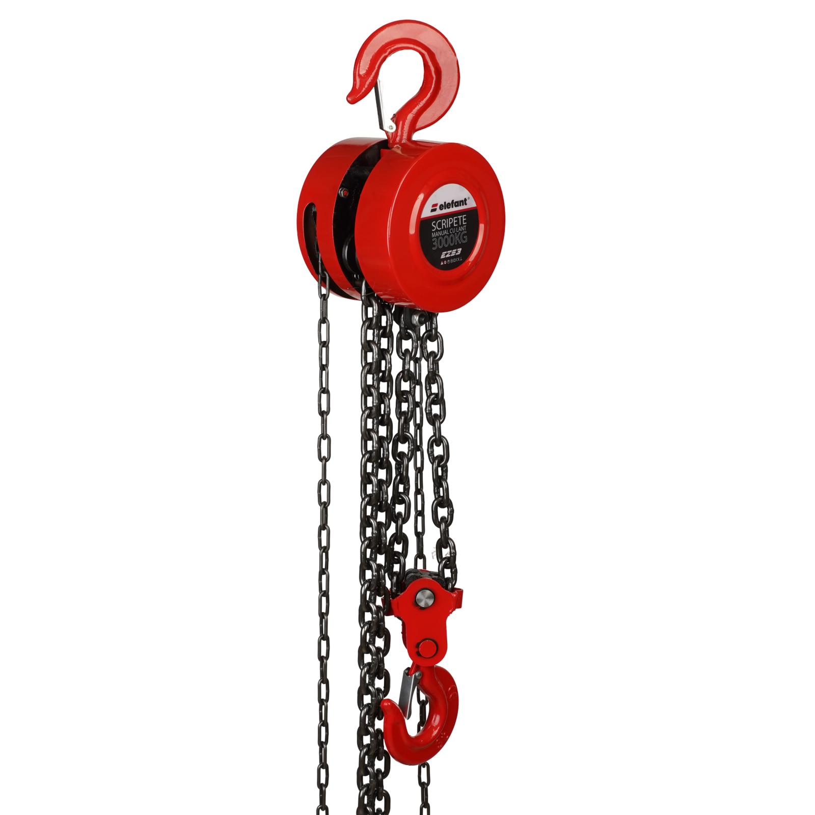 Macara manuală 3000 kg cu lanț 3 m ELEFANT EZS-3