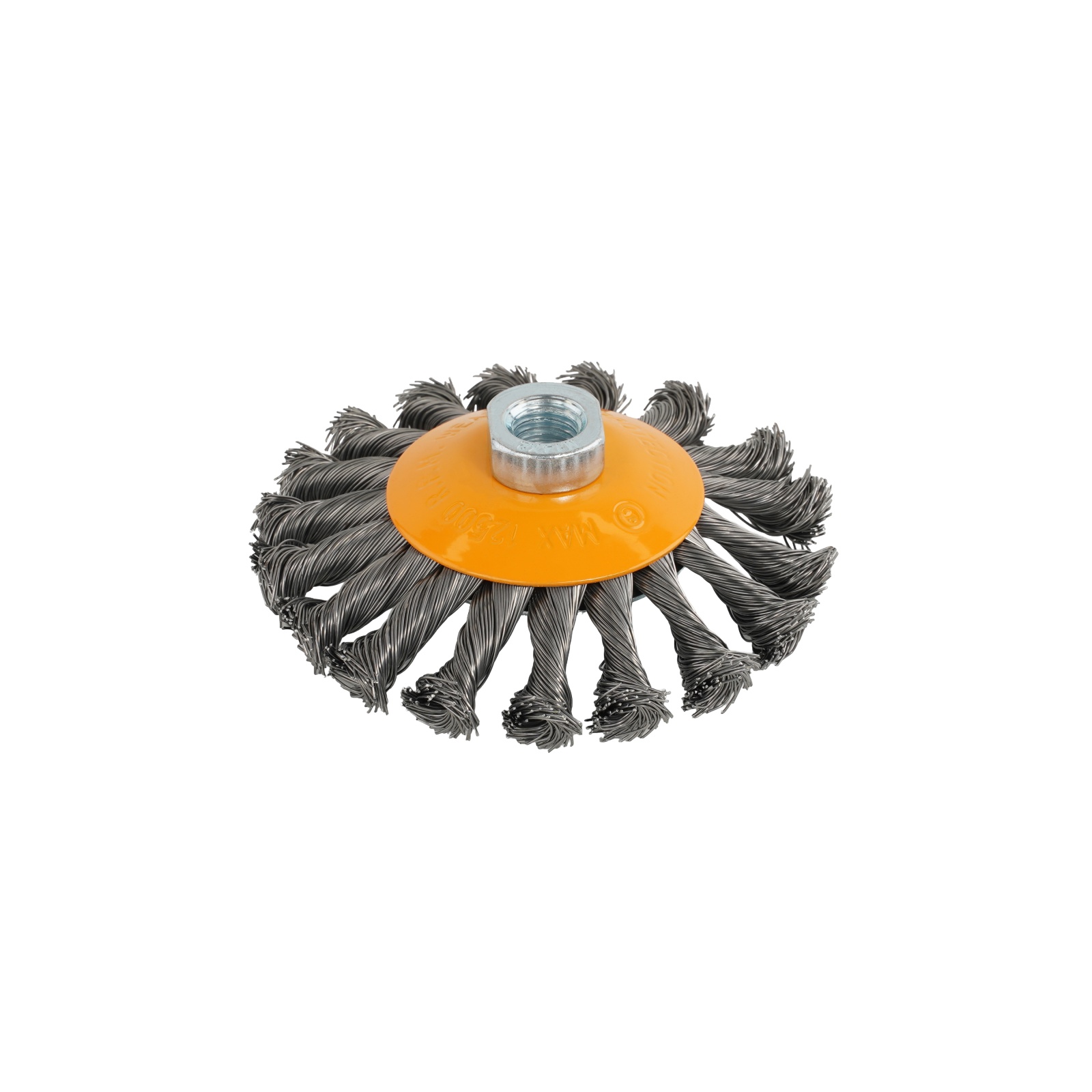 Perie de sarma conica cu noduri ROTOR 115mm M14