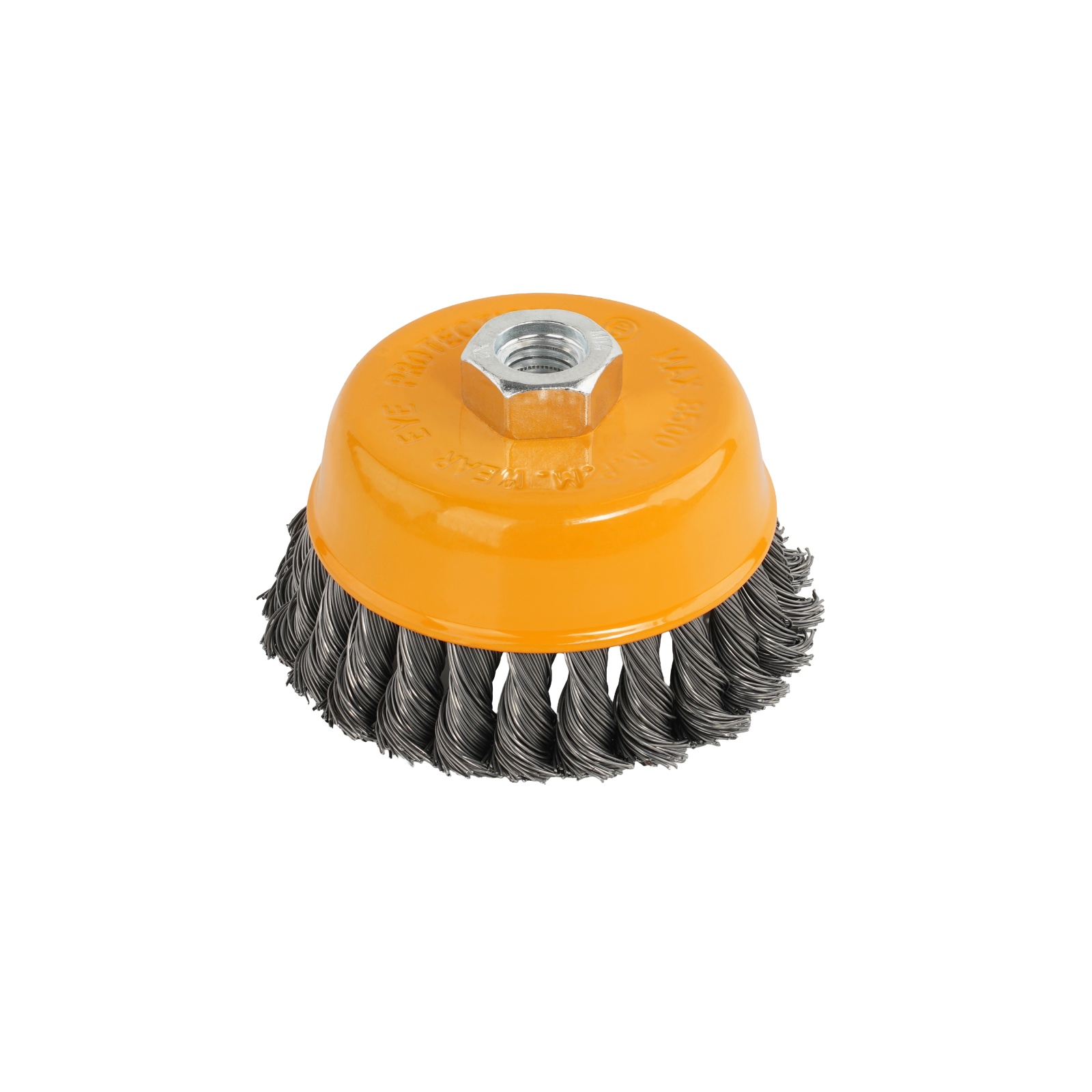 Perie de sarma tip cupa cu noduri rasucite ROTOR 100mm M14