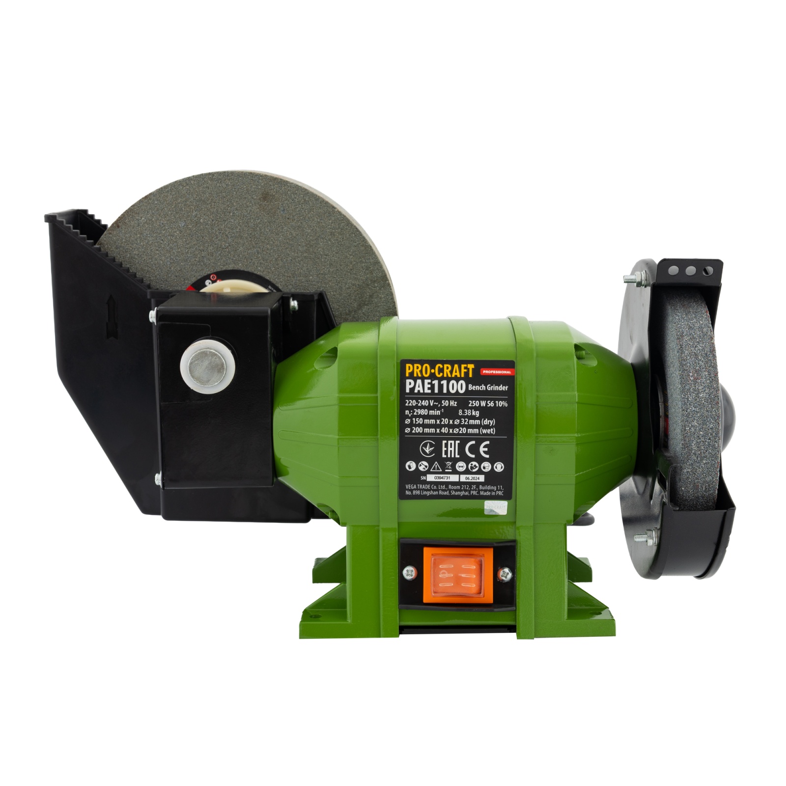 Polizor de banc PROCRAFT PAE1100 , 250 W 2980 rot/min