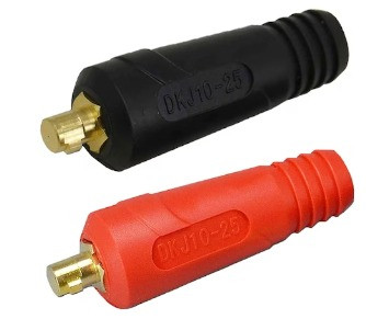 Set 2 conectori cablu de sudura 16mm 200A