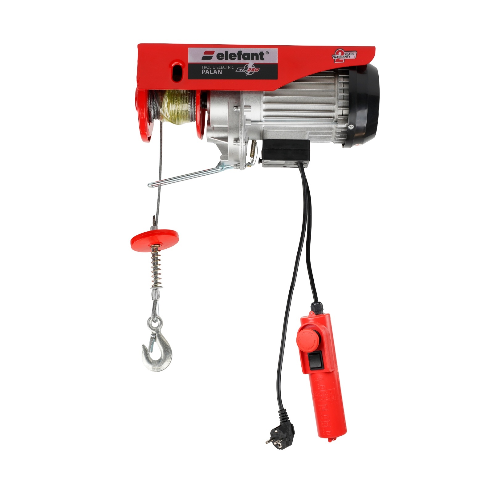 Troliu electric (palan electric) ELEFANT ETP250, 540 W, 250 kg