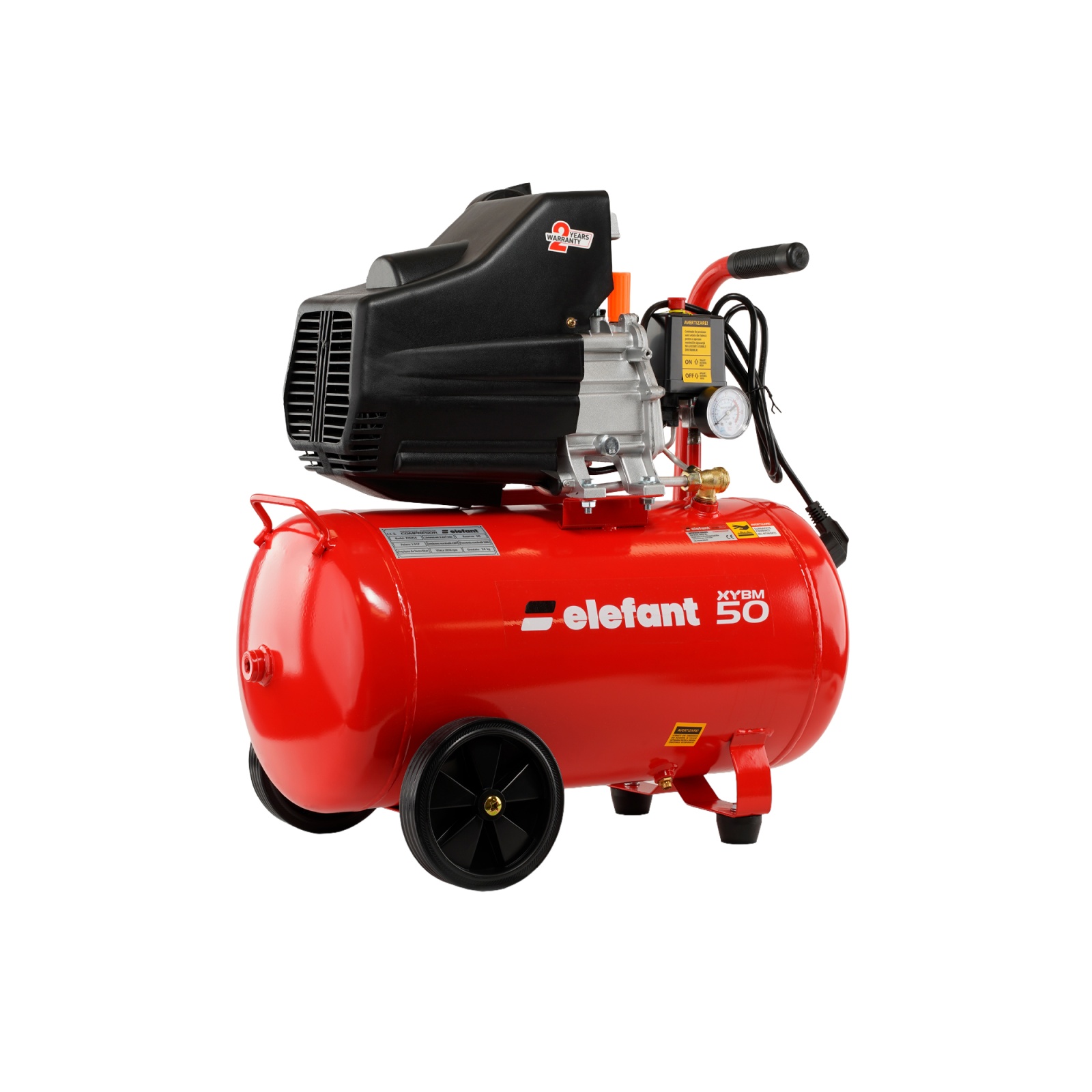 XYBM50 Compresor aer 50L ELEFANT 2CP , 8 bar