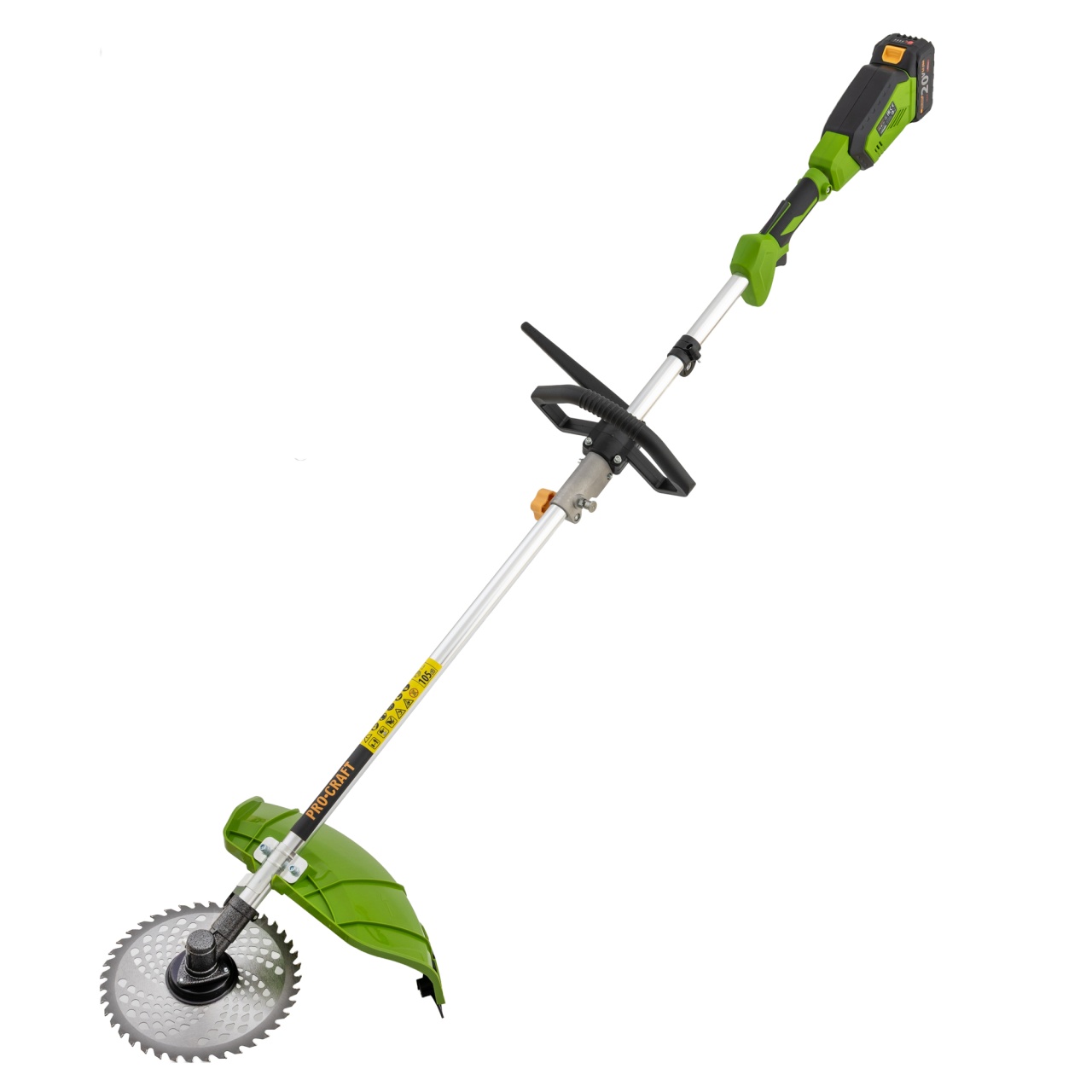 ATA-40 Trimmer pentru tuns iarbă pe acumulator PROCRAFT 2 x acumulatori 20V/4Ah 5000 rpm