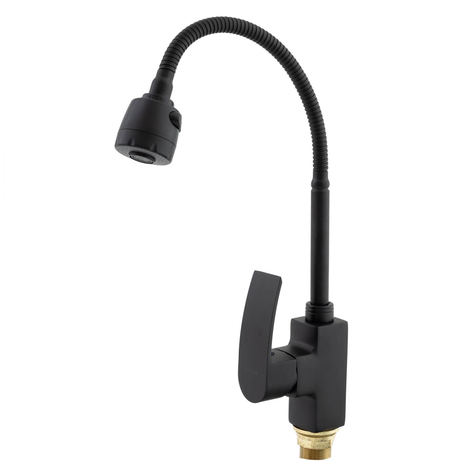 Baterie bucătărie duș flexibil cu 2 funcții MIXXUS MAGNUM 011 (NUT) BLACK REFL.