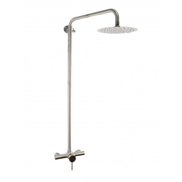 Coloana de dus Mixxus EKA-003-J, 120 cm baterie si para, monocomanda, furtun flexibil