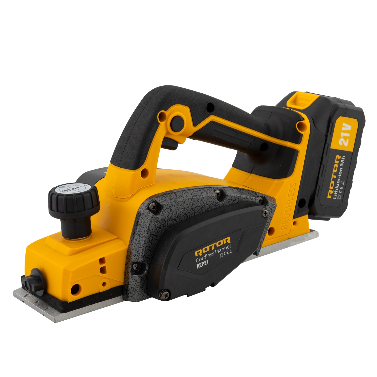 Rindea pe acumulator ROTOR REP21, 21V/3Ah, 500 W, 16000 rot/min ,Brushless