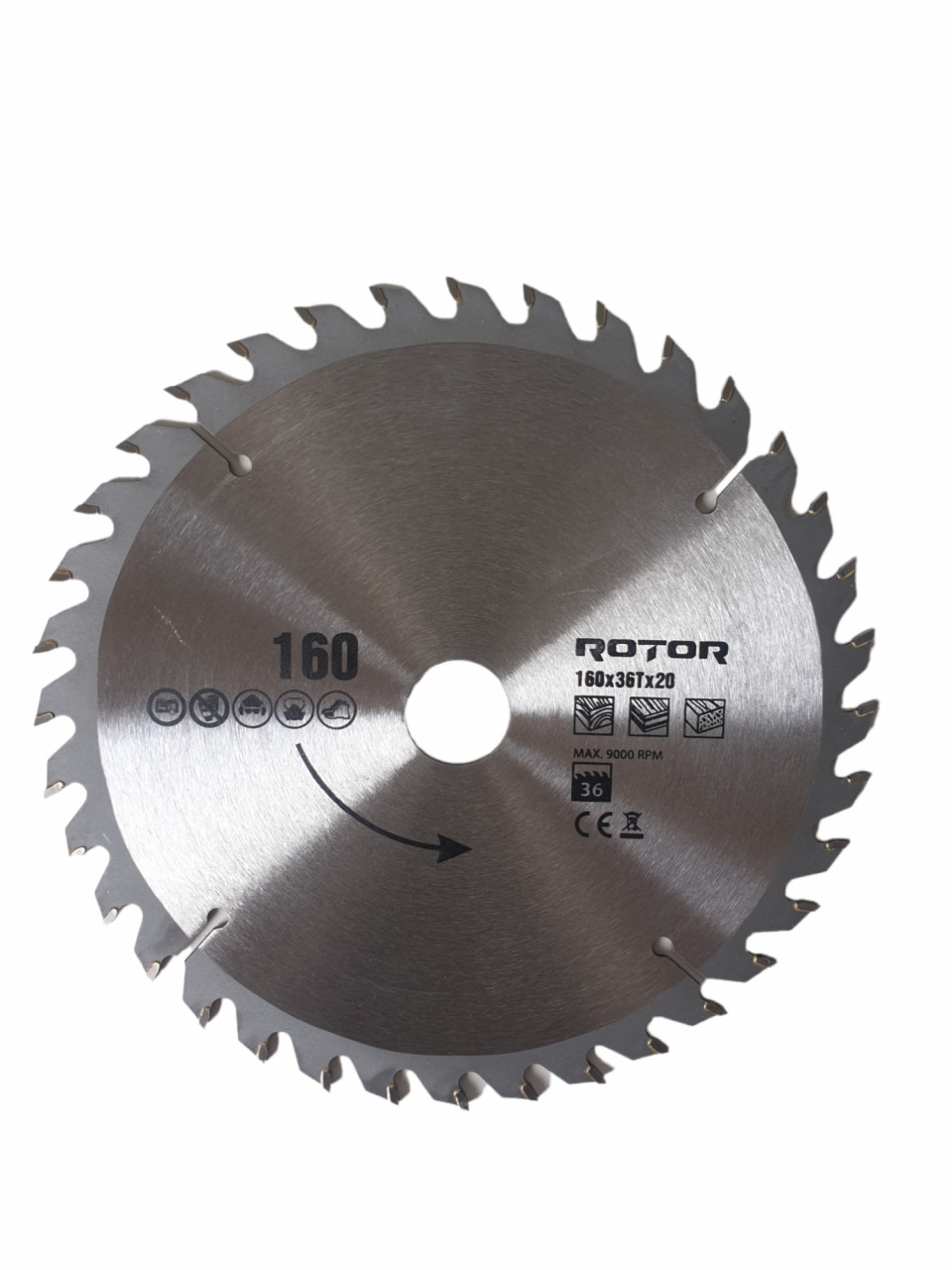 160X20 36T disc de taiat lemnul ROTOR