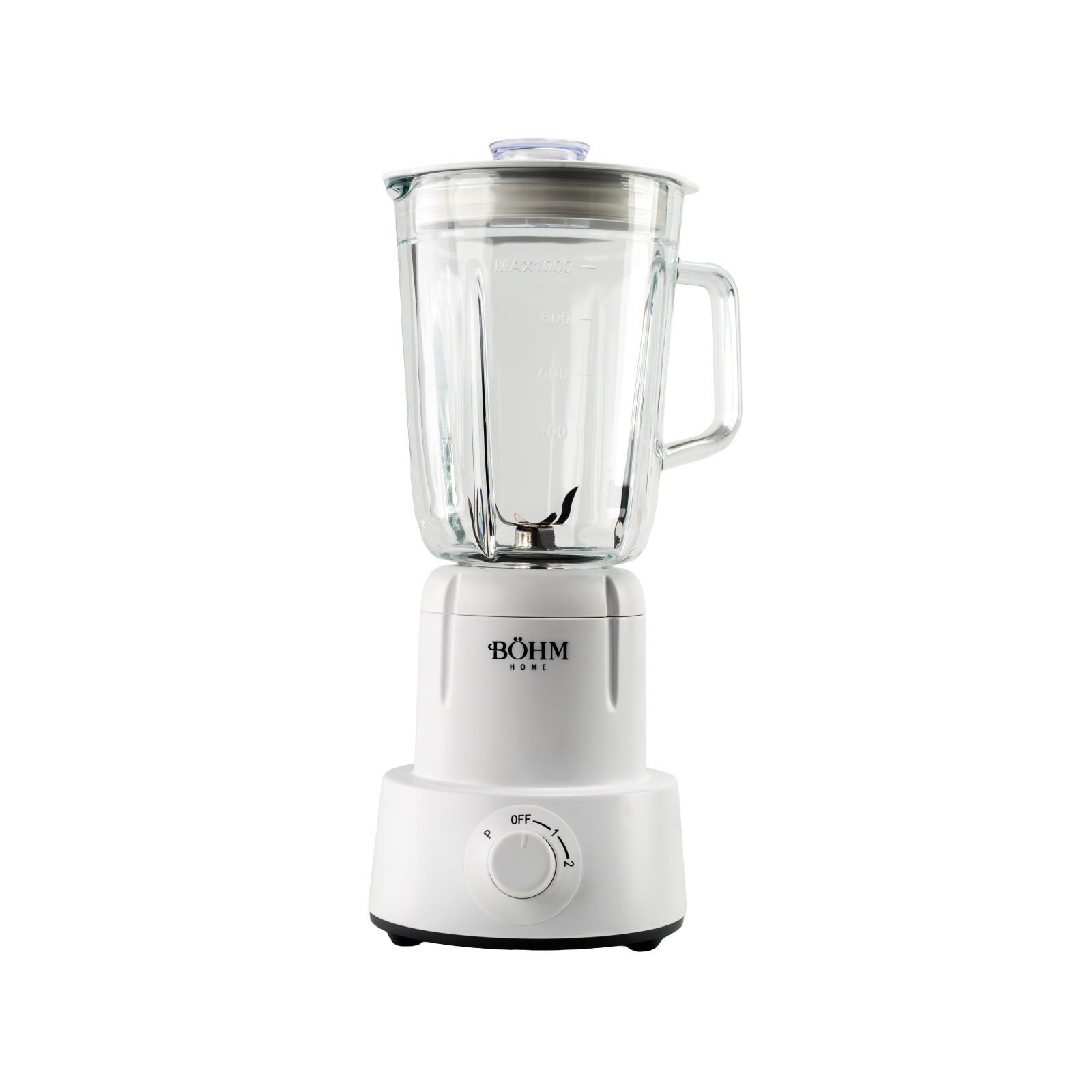 Blender 2 în 1 cu cupe din plastic și sticlă, 350 W , Material Fără BPA, BÖHM BM5010