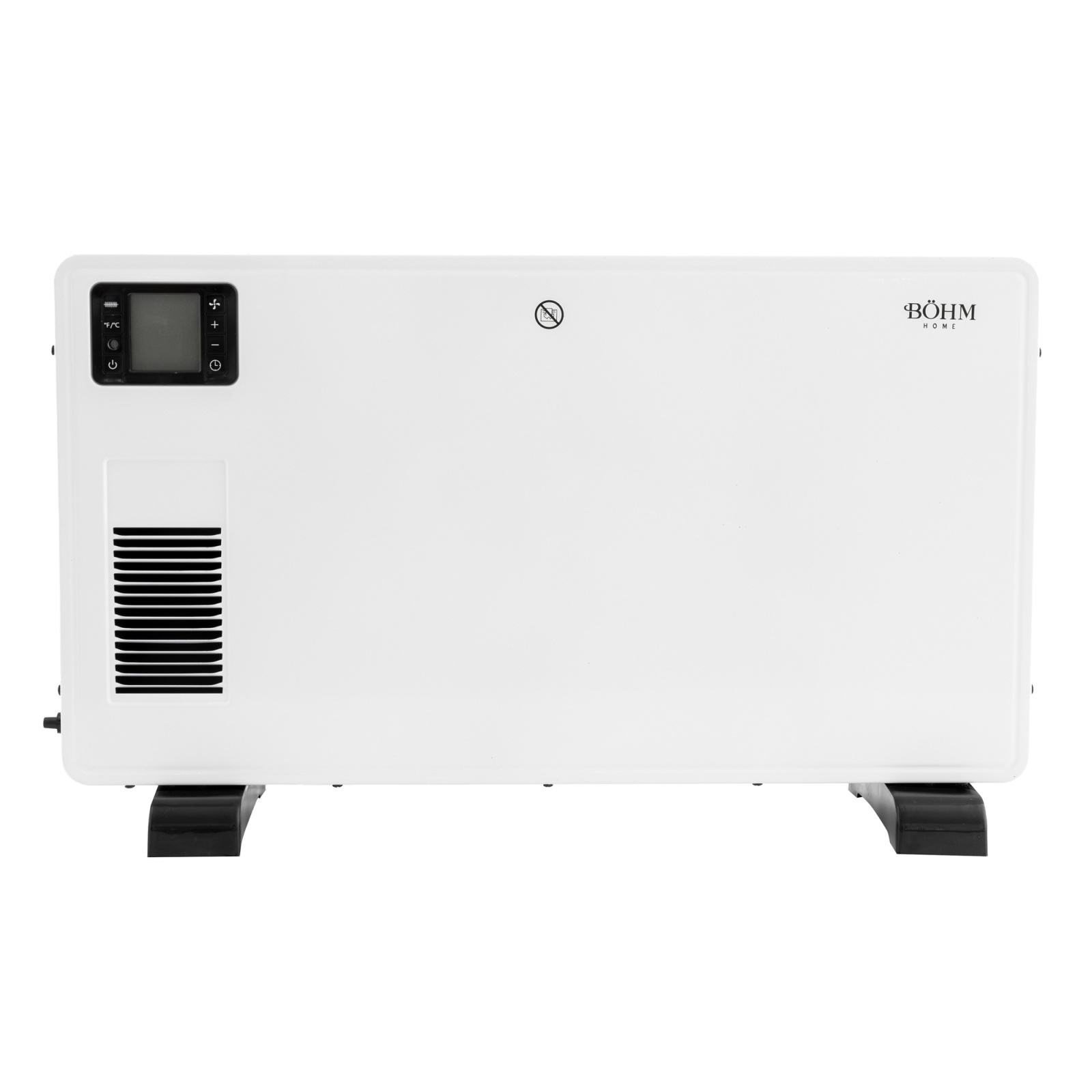 Convector electric de podea cu display si telecomanda BÖHM BH02, 2000 W, 20 m²
