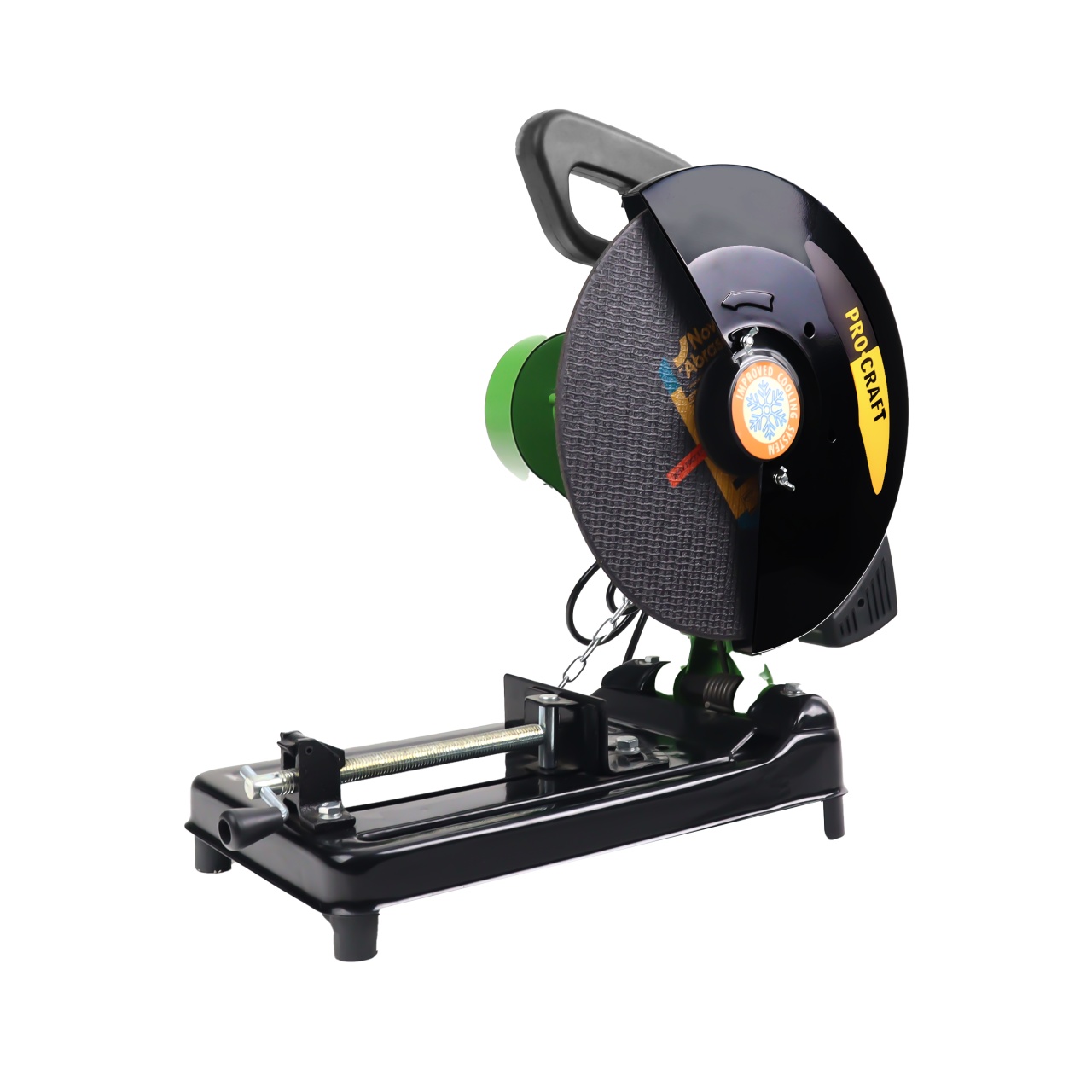 Fierastrau debitat metal Procraft AM3500, 3.5kW, 3800rpm, panza 355 mm transmisie curea