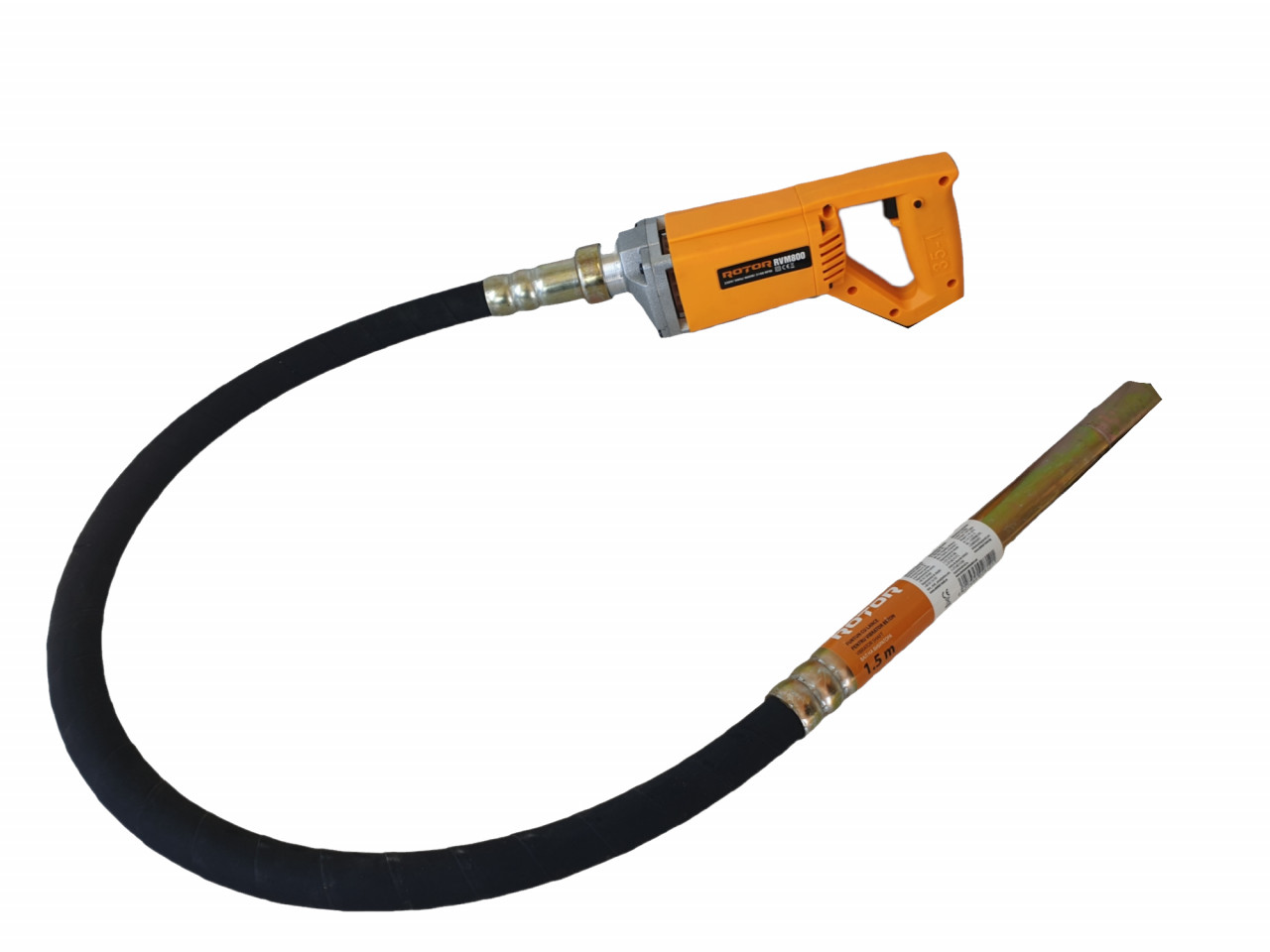 RVM800 ROTOR Vibrator de beton 1.5M Furtun cu lance, produsul contine taxa TV 2.5 lei