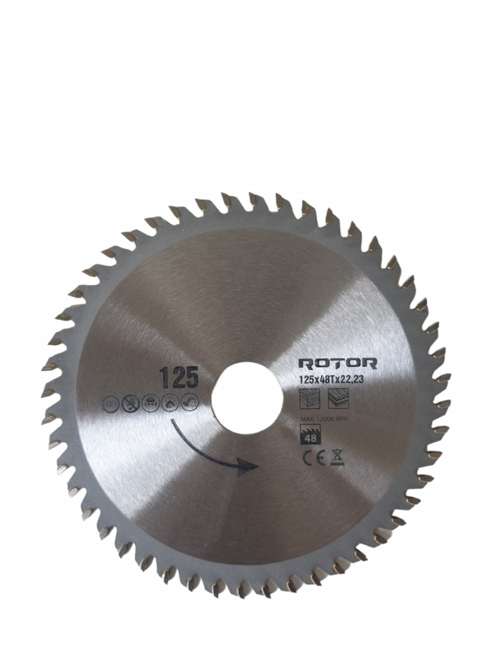 125X22.23 48T disc de taiat lemnul ROTOR