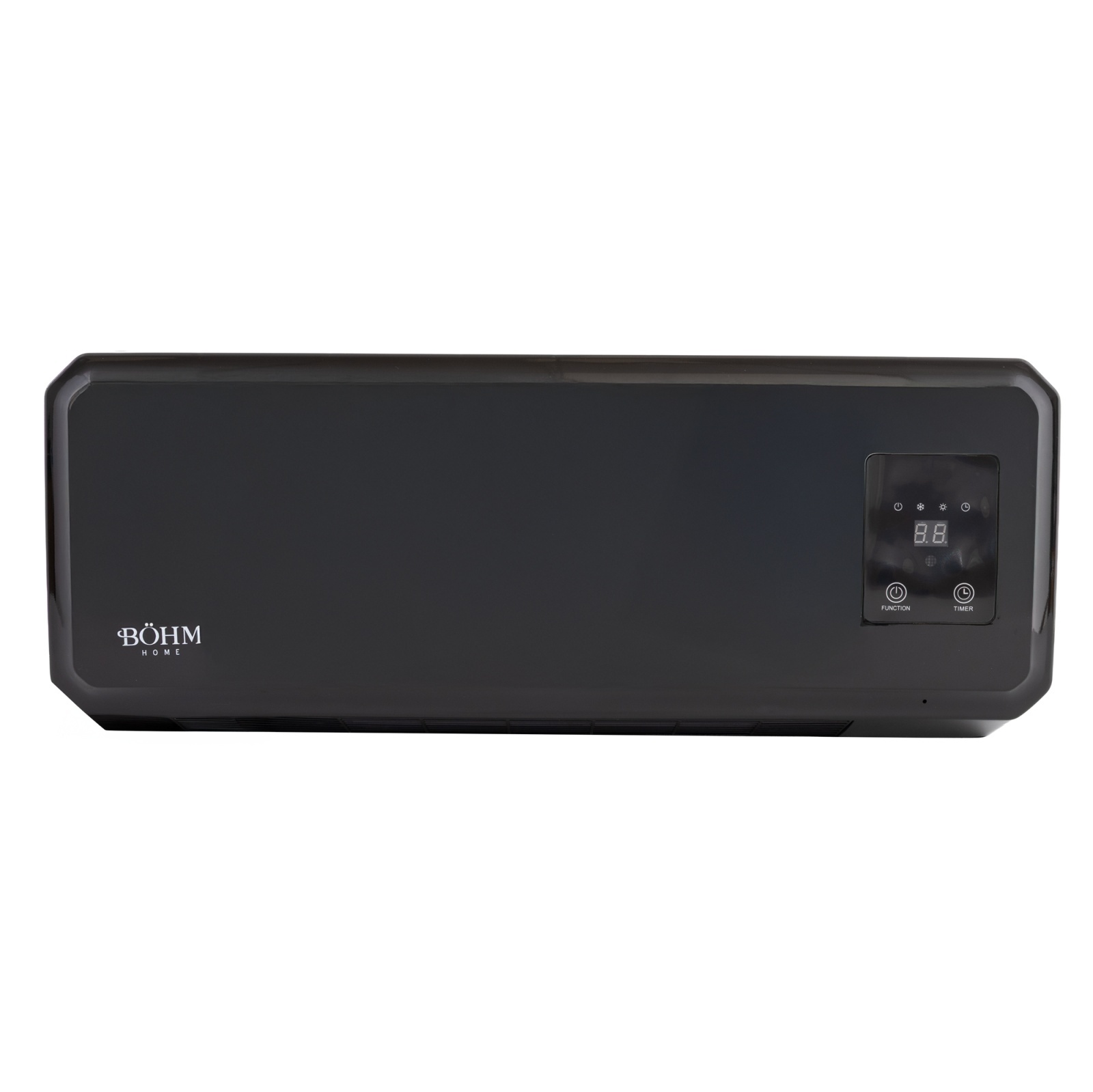 Aeroterma de perete cu display si telecomanda BÖHM BH2000BL, 20–25 m², 1000W-2000W