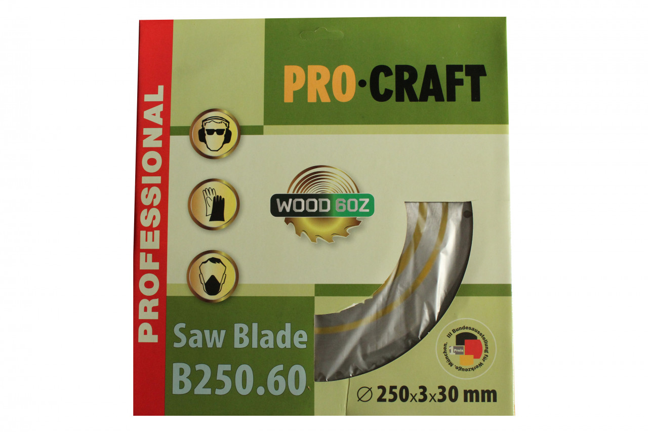 Disc diamantat pentru lemn Procraft B250.60