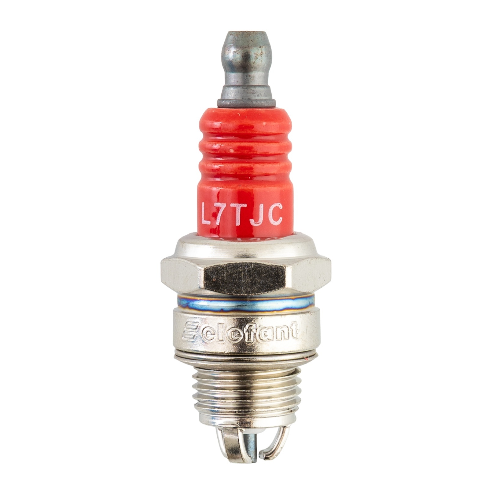 L7TJC Bujie pentru motoare 2T, 3 electrozi, M14*1.25MM, Elefant