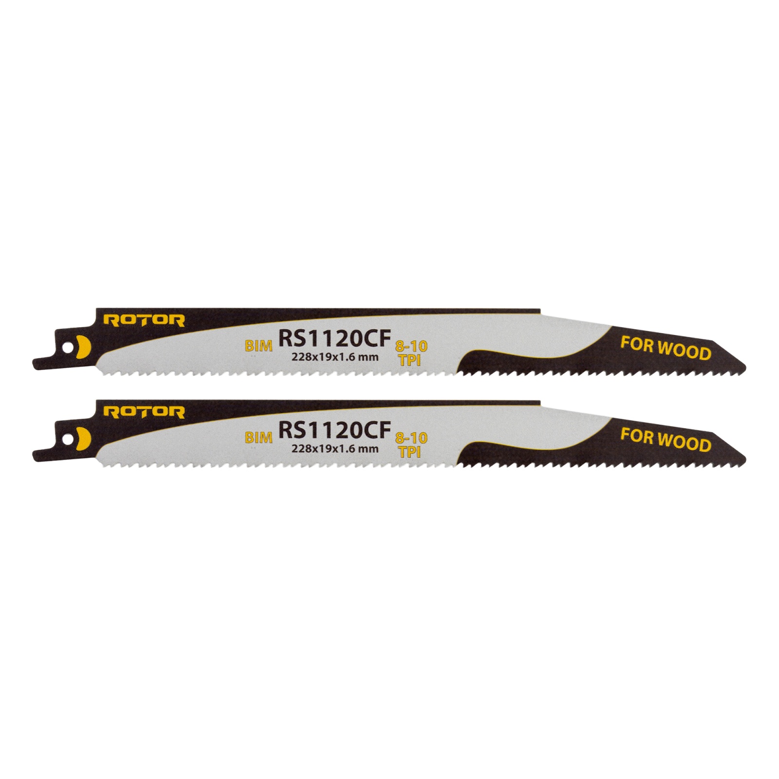 Panza fierastrau sabie pentru lemn228x19x1,6 mm ROTOR RS1120CF Set 2 buc