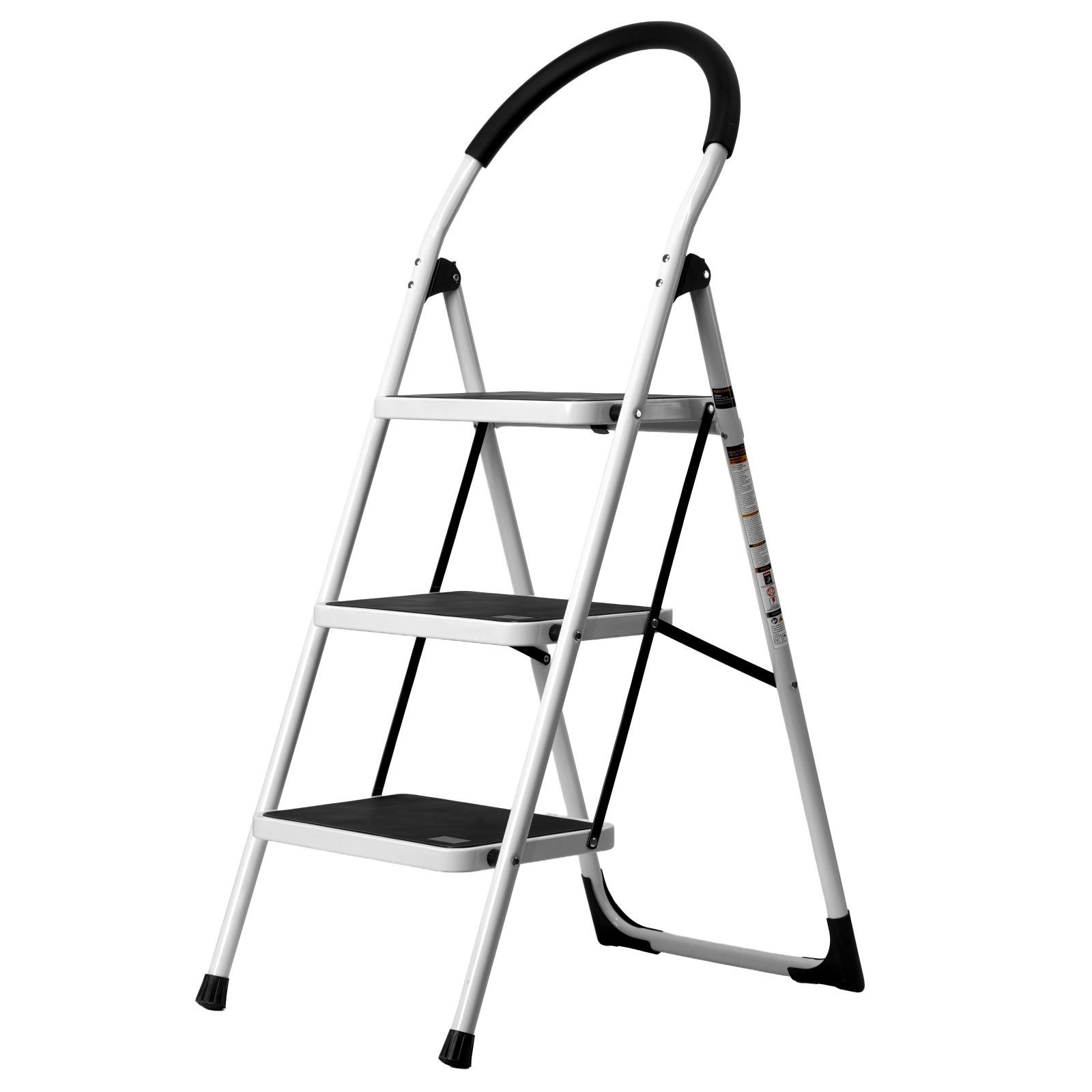 Scara pliabila cu 3 trepte din otel KMH0203