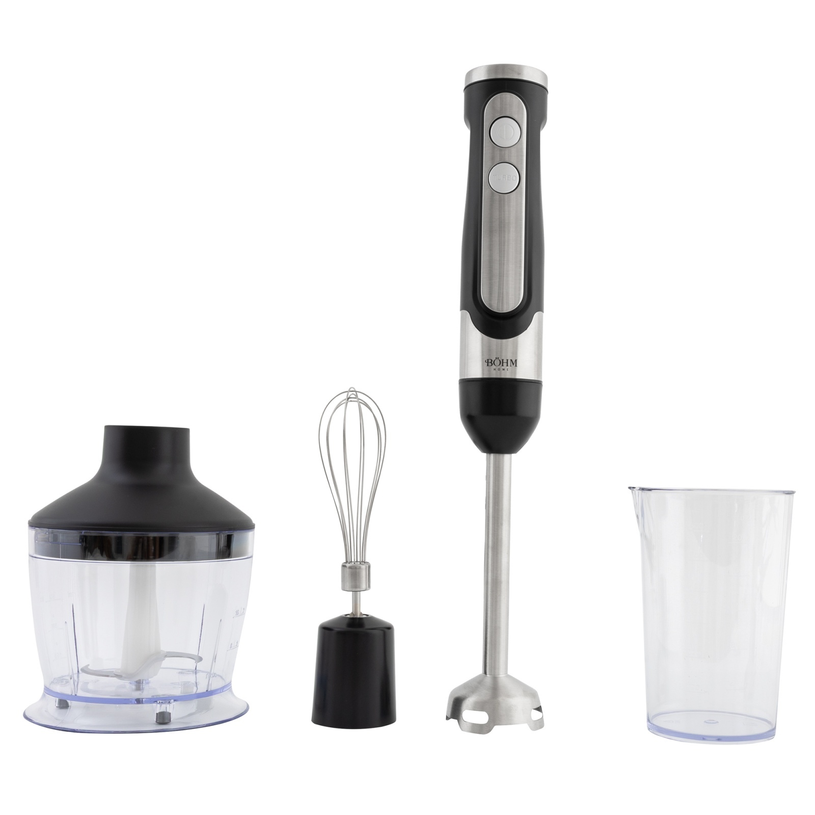 Set Blender Vertical 4 în 1 BÖHM, 1200 W, 2 viteze