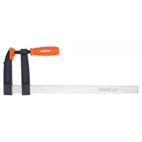 WC-FC1260 WELLCUT Woodworking Bar Clamp F-Style 120X600 Force 320 kg