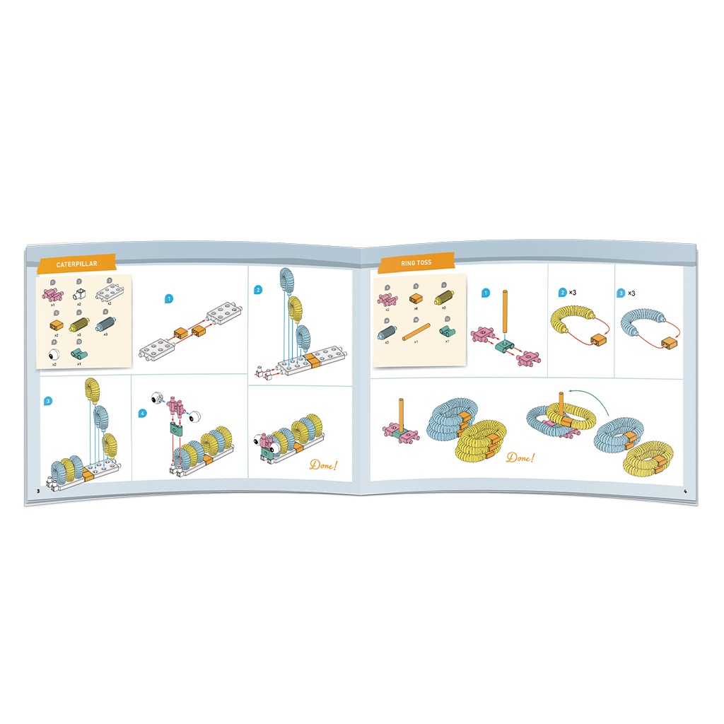 Kit STEM de construit cu tuburi flexibile, Genius Toy [3]