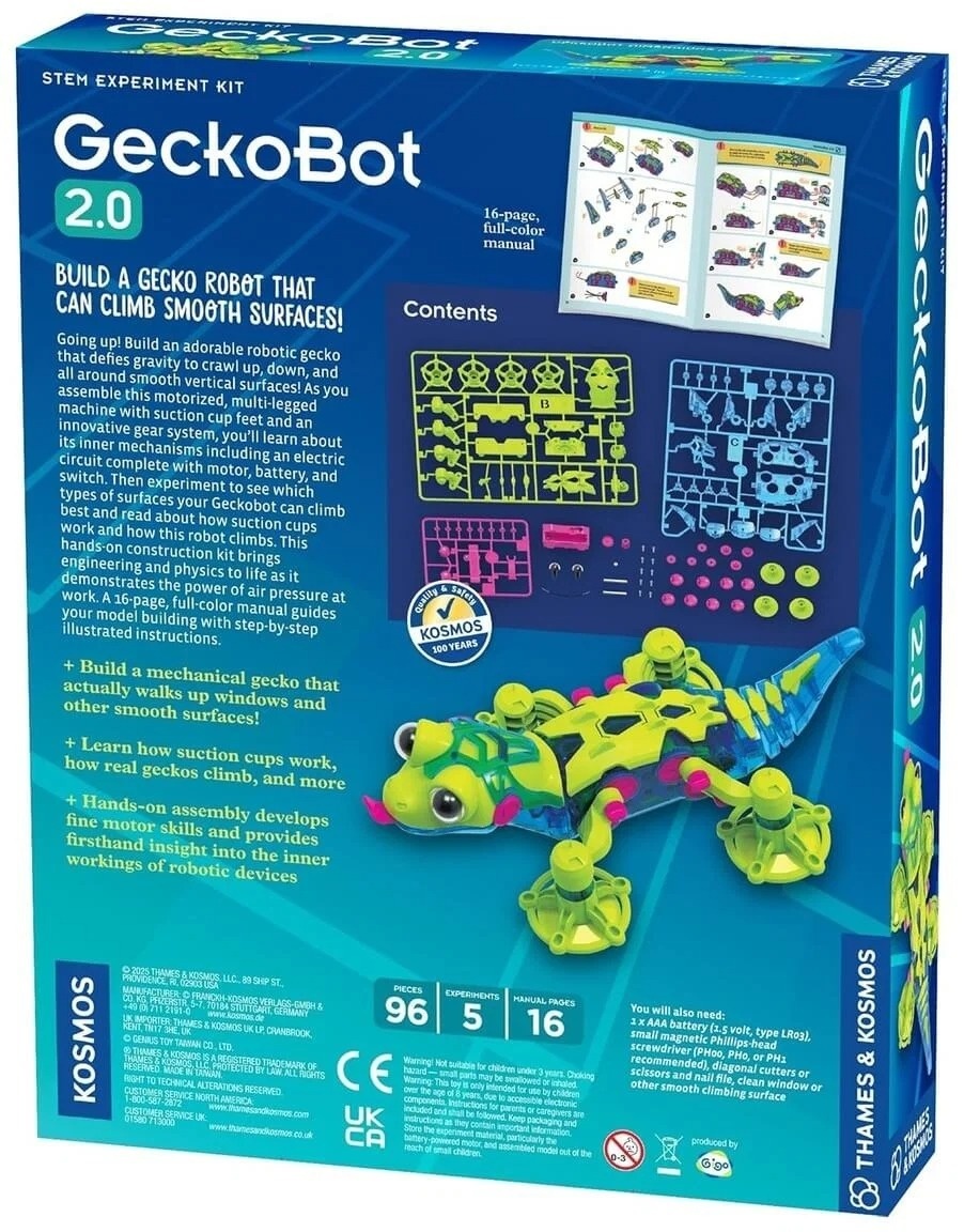 Kit STEM Gecko robotul care se catara, Thames & Kosmos [3]
