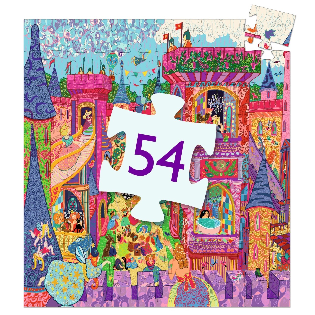 Puzzle Castelul fermecat, Djeco [3]