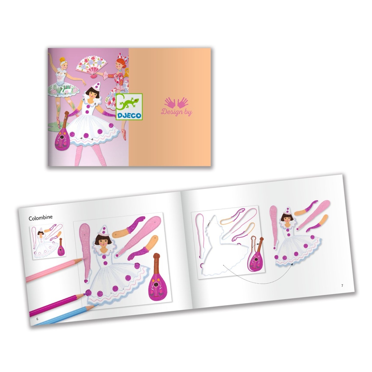 Set creativ Balerine, Djeco [4]