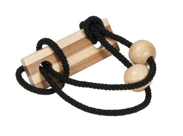 De logica - Joc logic IQ puzzle cu snur Elibereaza inelul-4, Fridolin