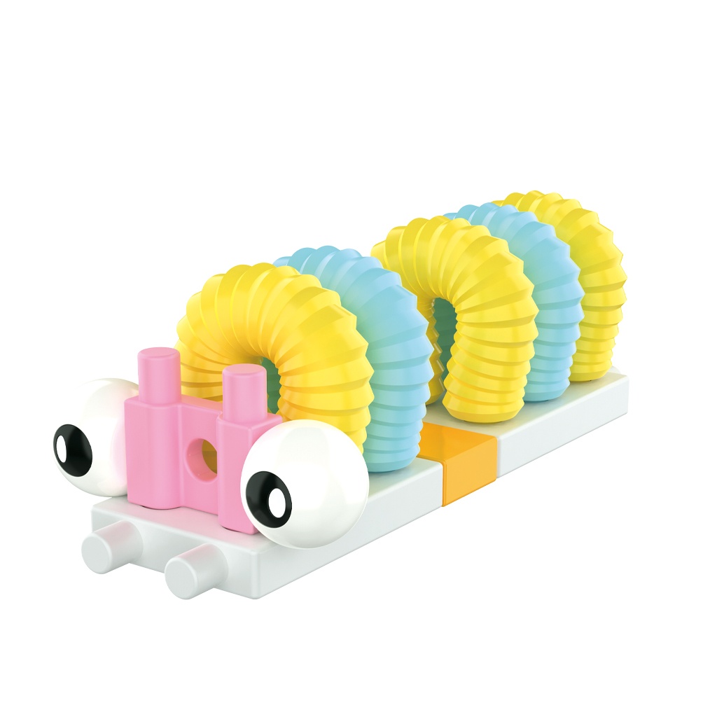Kit STEM de construit cu tuburi flexibile, Genius Toy [4]